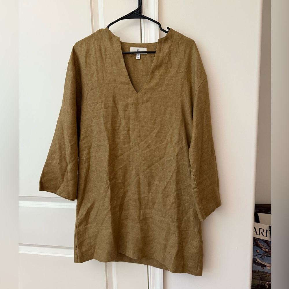 Banana Republic 100% Linen Shift Dress